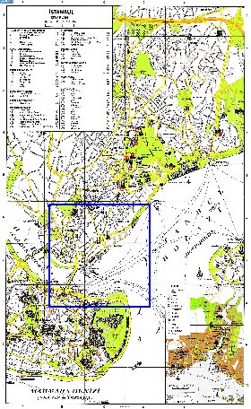 carte de Istanbul en anglais