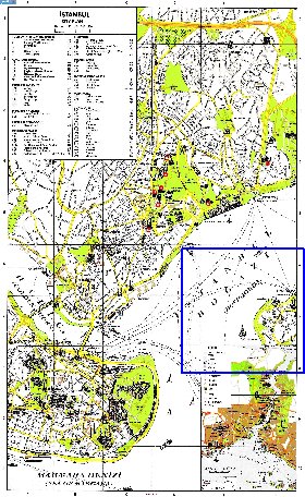 carte de Istanbul en anglais