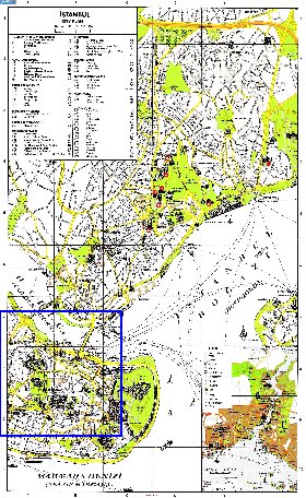 carte de Istanbul en anglais