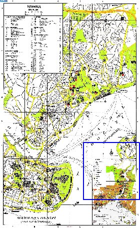 carte de Istanbul en anglais