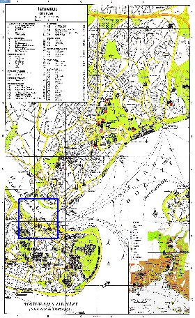 carte de Istanbul en anglais