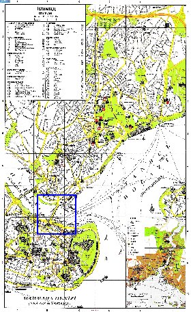 carte de Istanbul en anglais