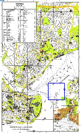 carte de Istanbul en anglais