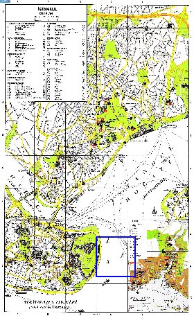 carte de Istanbul en anglais