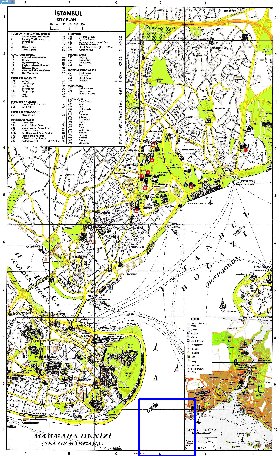 carte de Istanbul en anglais