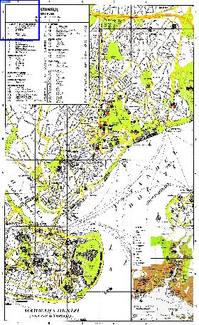 carte de Istanbul en anglais