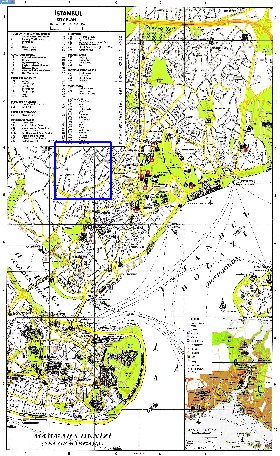 carte de Istanbul en anglais