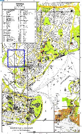 carte de Istanbul en anglais