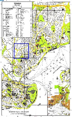 carte de Istanbul en anglais