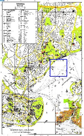 carte de Istanbul en anglais