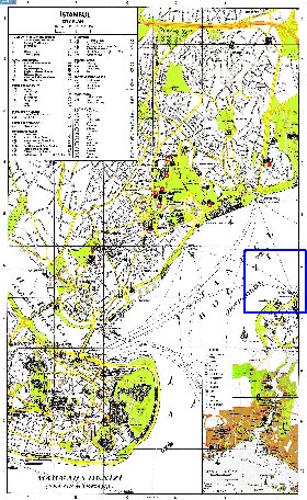 carte de Istanbul en anglais