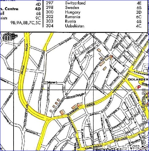 carte de Istanbul en anglais