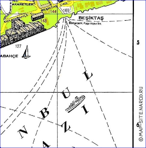 carte de Istanbul en anglais