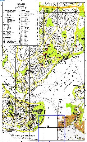 carte de Istanbul en anglais