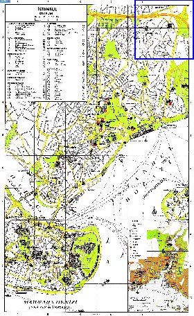 carte de Istanbul en anglais