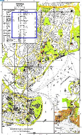 carte de Istanbul en anglais