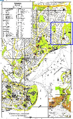 carte de Istanbul en anglais