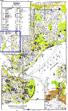 carte de Istanbul en anglais