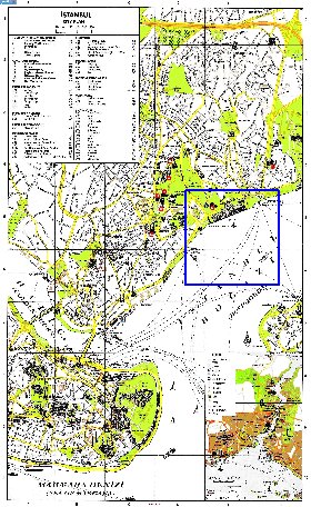 carte de Istanbul en anglais