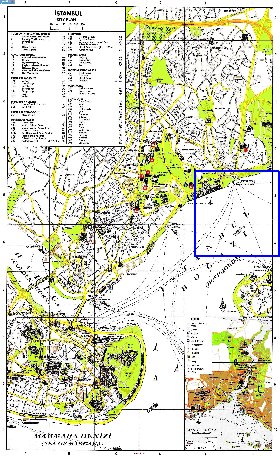 carte de Istanbul en anglais