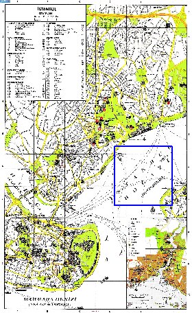 carte de Istanbul en anglais