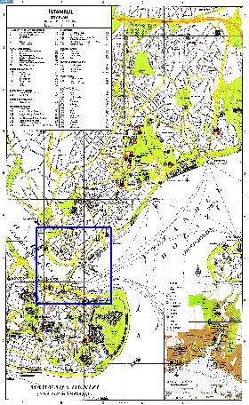 carte de Istanbul en anglais