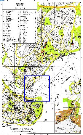 carte de Istanbul en anglais