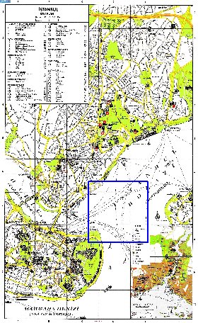 carte de Istanbul en anglais