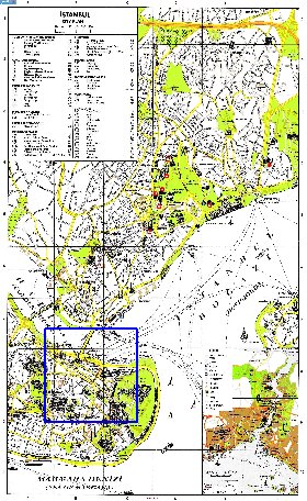 carte de Istanbul en anglais