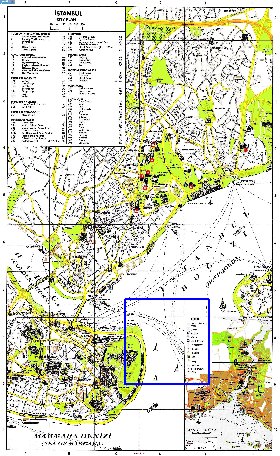 carte de Istanbul en anglais