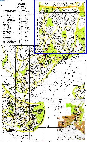 carte de Istanbul en anglais