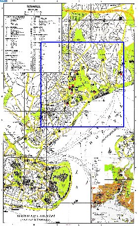 carte de Istanbul en anglais