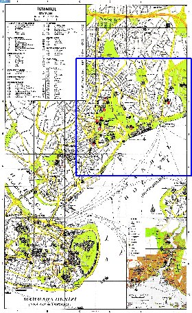 carte de Istanbul en anglais