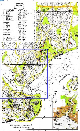 carte de Istanbul en anglais