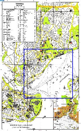 carte de Istanbul en anglais