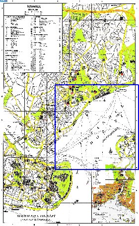 carte de Istanbul en anglais