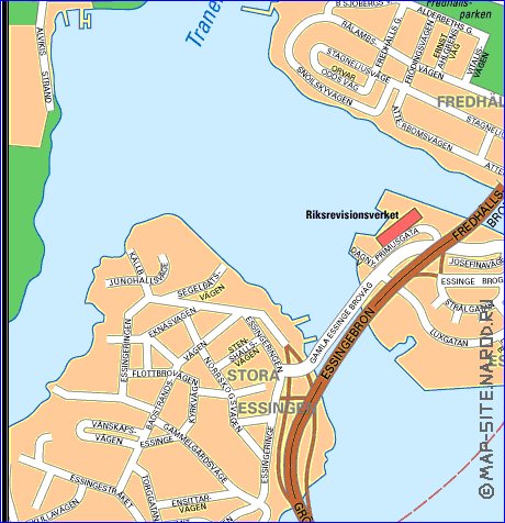 carte de Stockholm