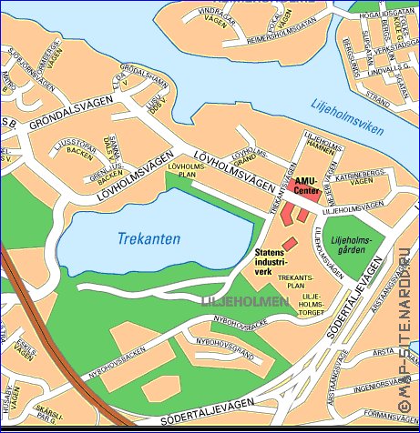 mapa de Estocolmo