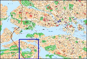 mapa de Estocolmo