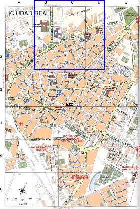 mapa de Ciudad Real