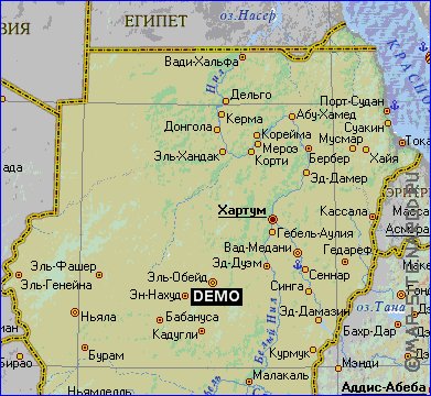 mapa de Sudao