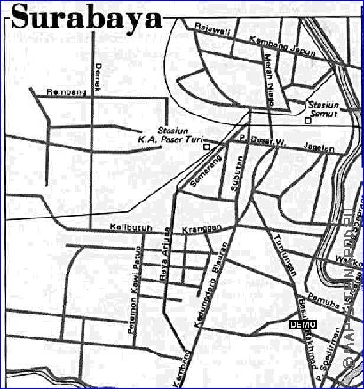 carte de Surabaya