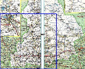 carte de des routes Oblast de Sverdlovsk