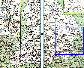 carte de des routes Oblast de Sverdlovsk